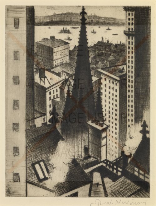 Image no. 3399: The Temples of New York (Christopher Richard Wynne Nevinson), code=S, ord=0, date=1919